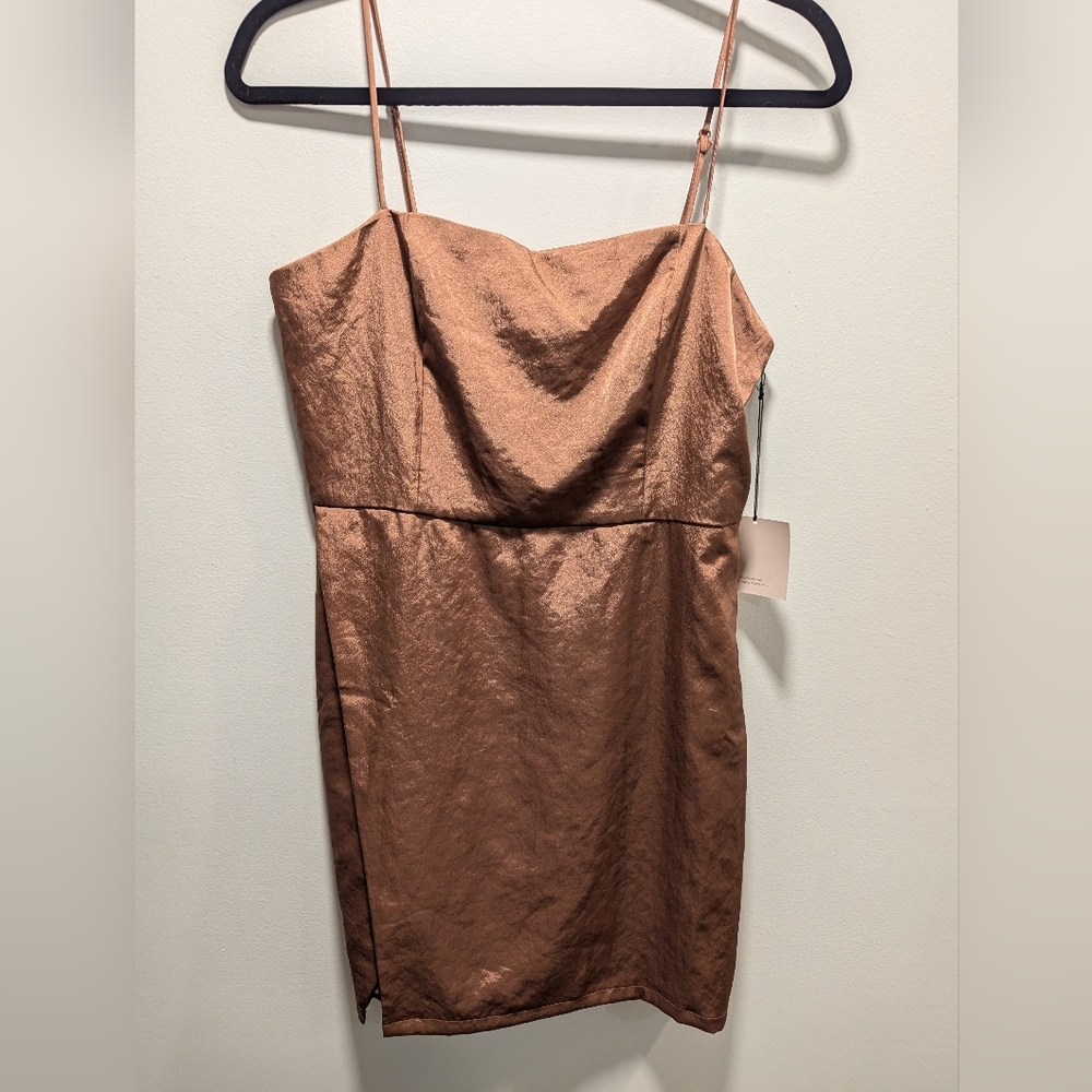 NWT Revolve Superdown Gianna Slit Mini Dress Medium Cocktail Party Formal Sexy
